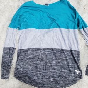 VS PINK Multi Color Long Sleeve